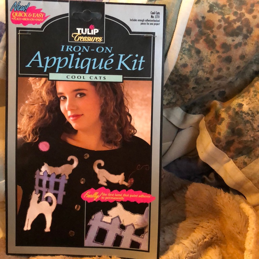 2 sets  NWT cool cats lame pre cut appliqués